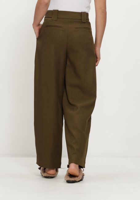 Groene Y.A.S. Wijde broek YASCOLERA MW ANKLE PANT S - large