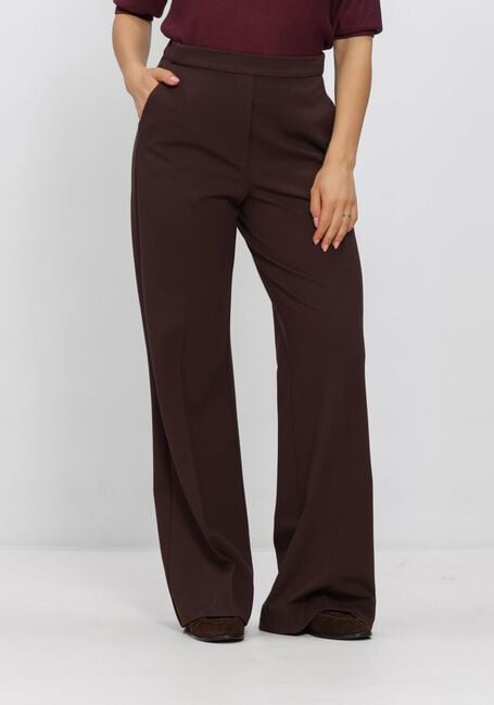 Bruine BEAUMONT Flared broek HOPE PANTS - large