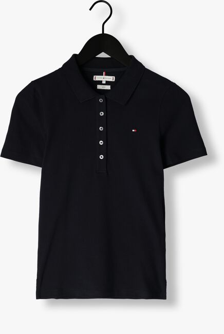 Donkerblauwe TOMMY HILFIGER Polo 1985 SLIM PIQUE POLO SS - large