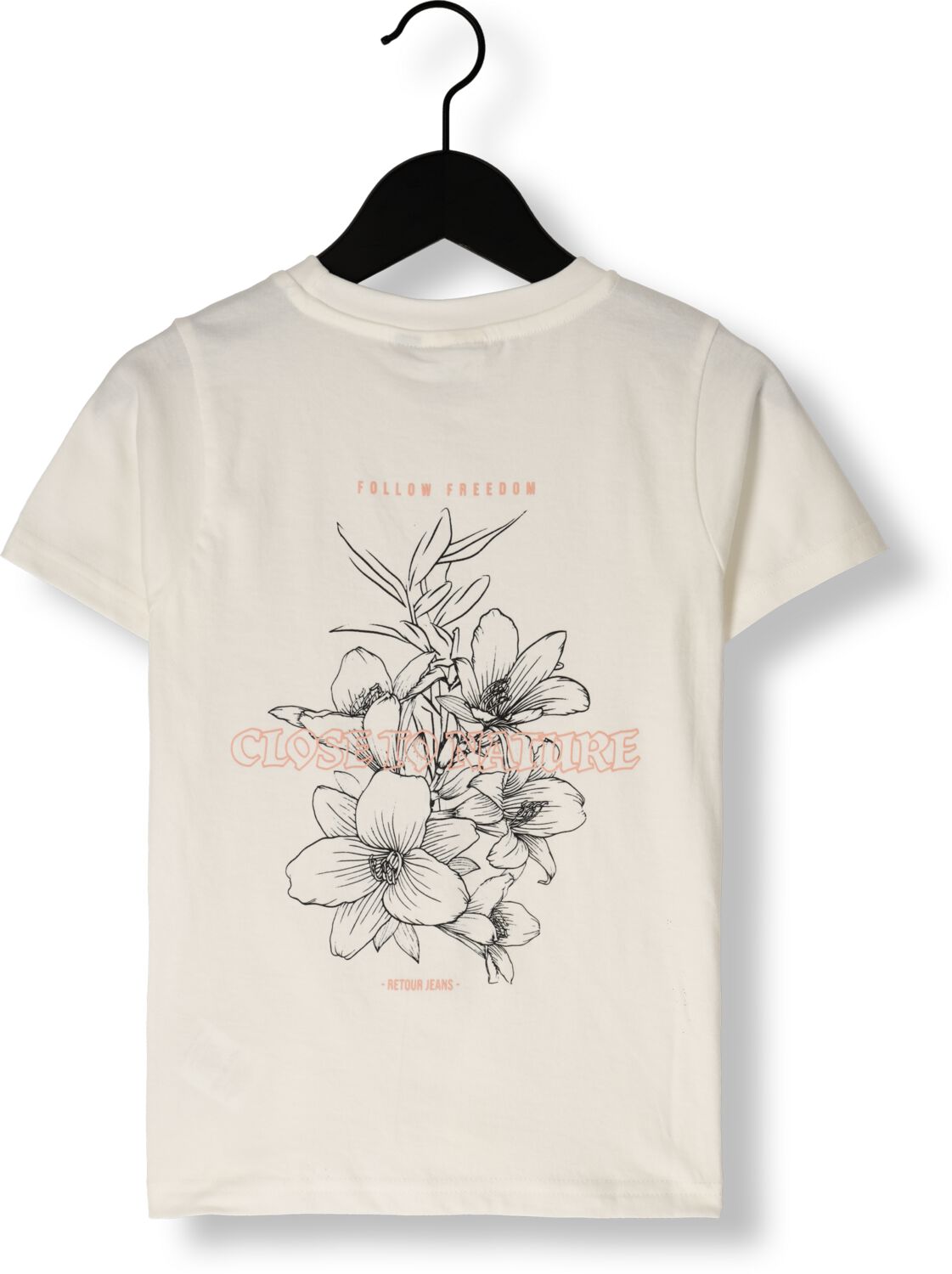 RETOUR Jongens Polo's & T-shirts Nathan Wit
