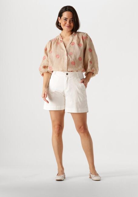 Beige NUKUS Blouses TINA BLOUSE EMBROIDERY - large
