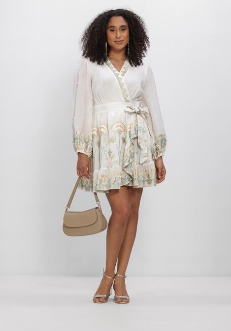 Witte GREEK ARCHAIC KORI Mini jurk S6K-4073174 - large