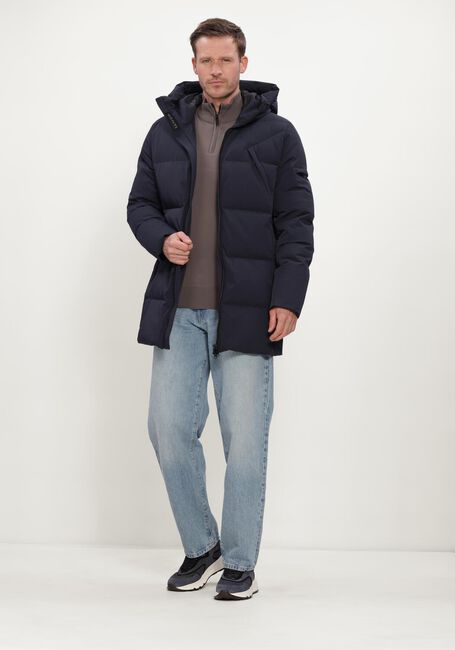 Donkerblauwe GENTI Gewatteerde jas CHRIS - large