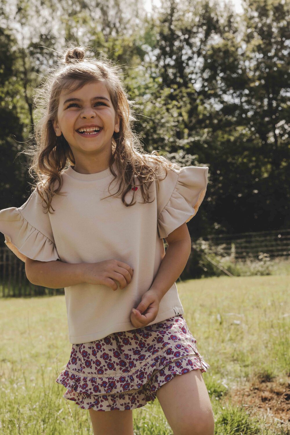 LOOXS Little Meisjes Tops & T-shirts 2512-7343 Beige