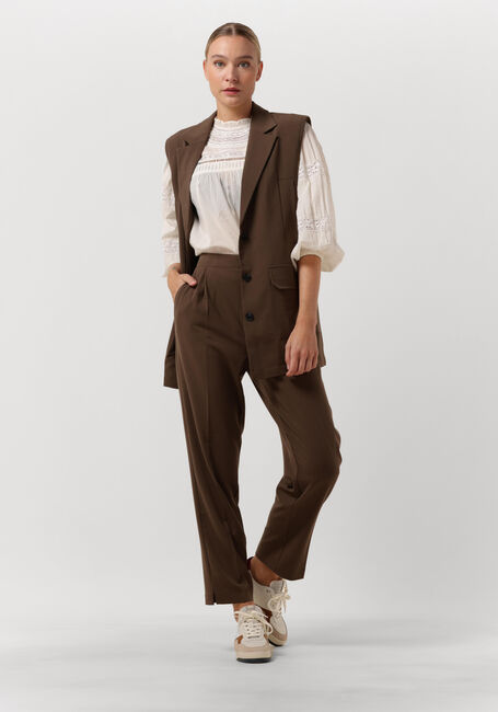 Bruine OBJECT Gilet SANNI WAISTCOAT - large