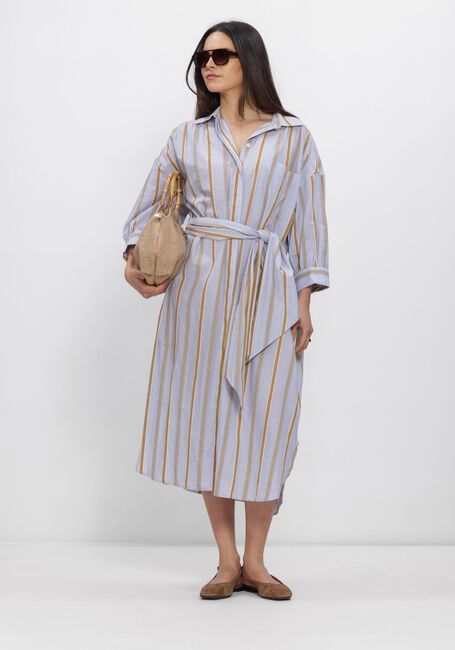 Blauwe BEAUMONT Midi jurk INDIA DRESS - large