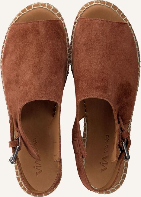 Cognac VIA VAI Platte sandalen MONDI SOL Cognac VIA VAI Platte sandalen MONDI SOL - large