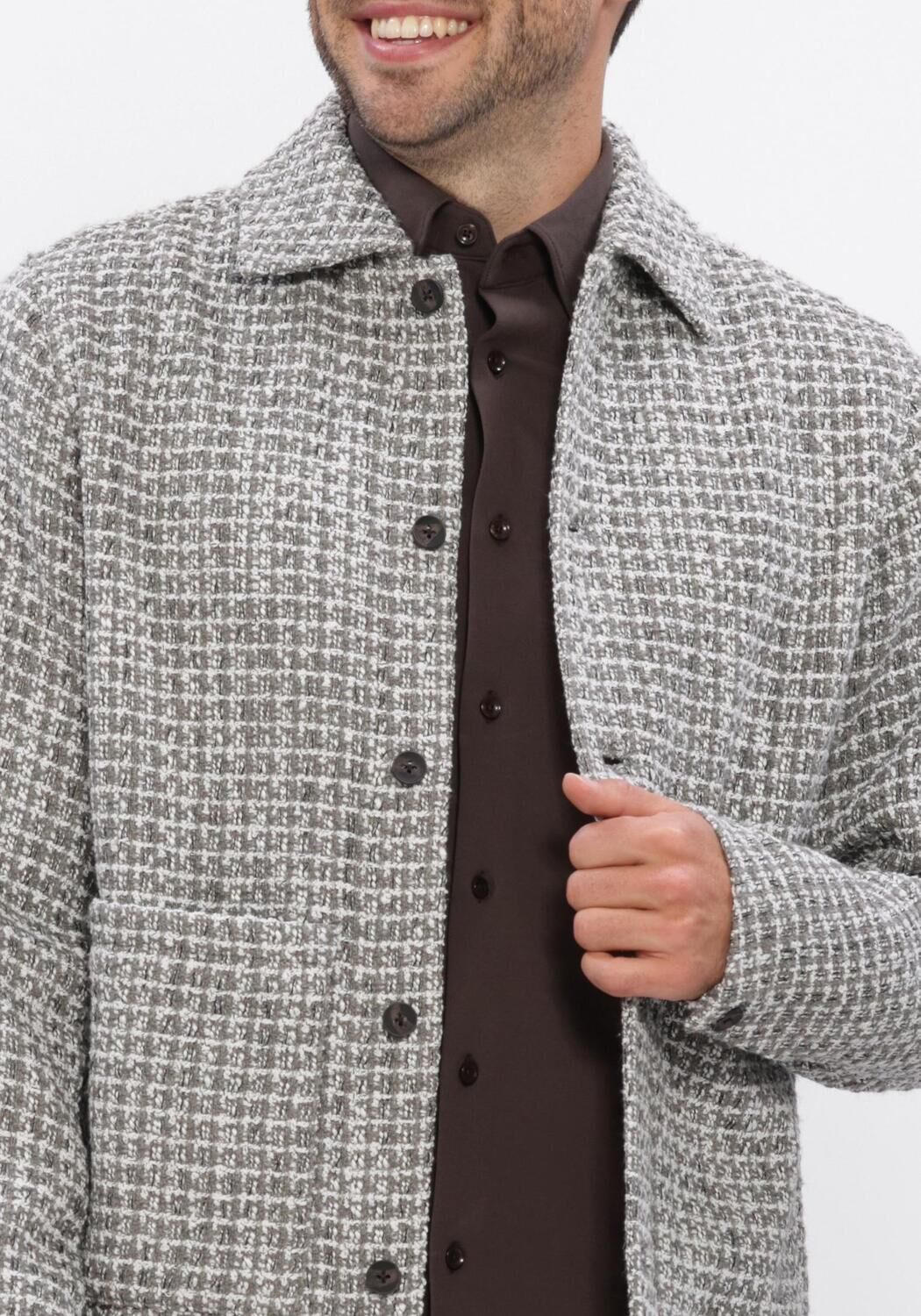 Grijze DSTREZZED Overshirt DS_JAXON CHORE JACKET - large