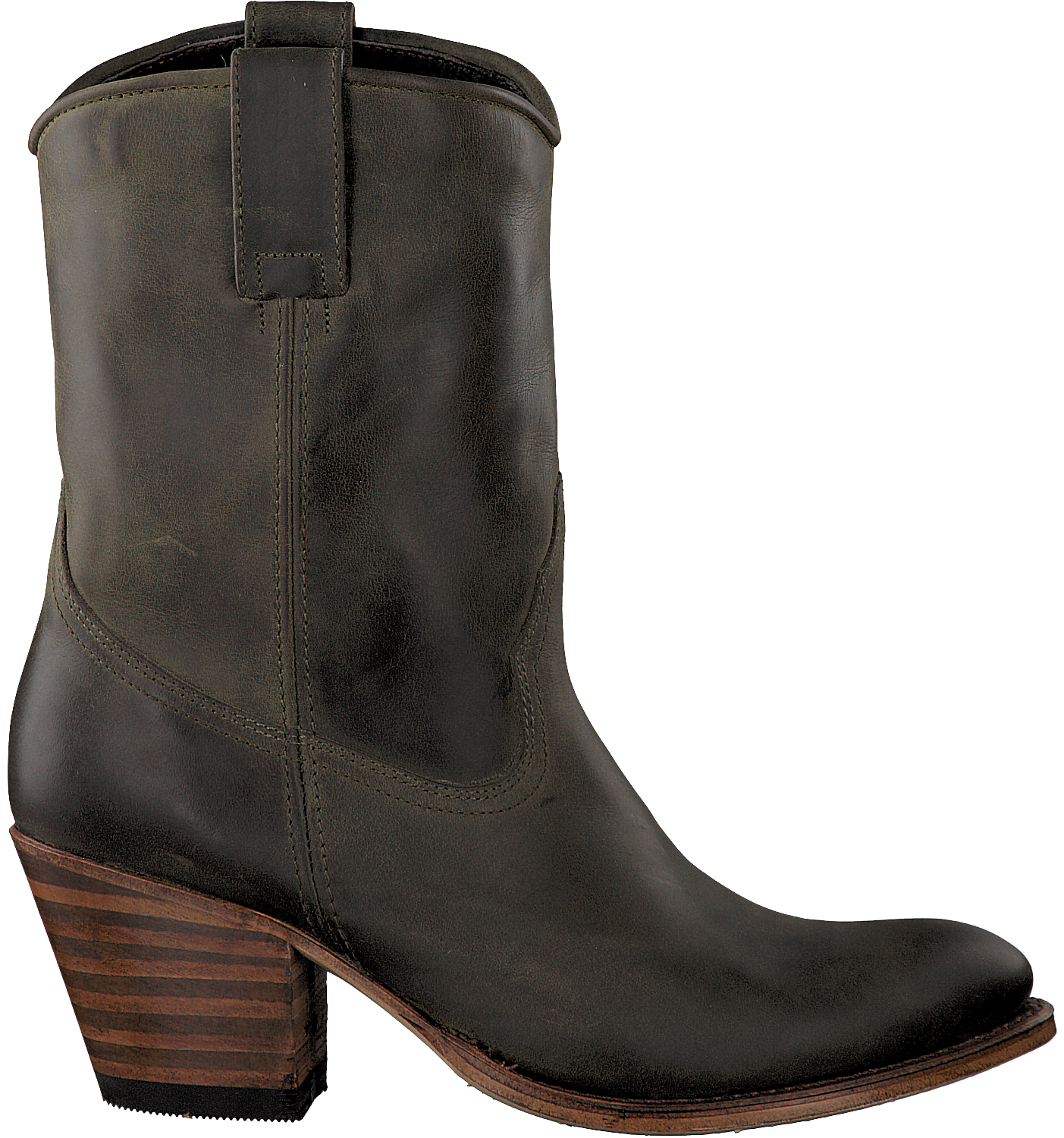 Groene SENDRA Enkellaarsjes 13106 | Omoda Groene SENDRA Enkellaarsjes 13106 | Omoda