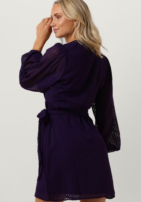 Paarse FREEBIRD Mini jurk WV-ZIGZAG-JACQ-PES-23-3 - large