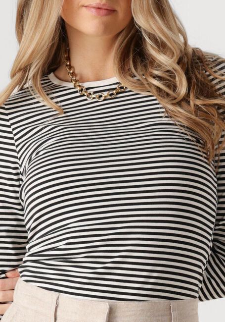 Grijze MSCH COPENHAGEN Tops & T-shirts MSCHGEMMA HADREA O TOP STP - large