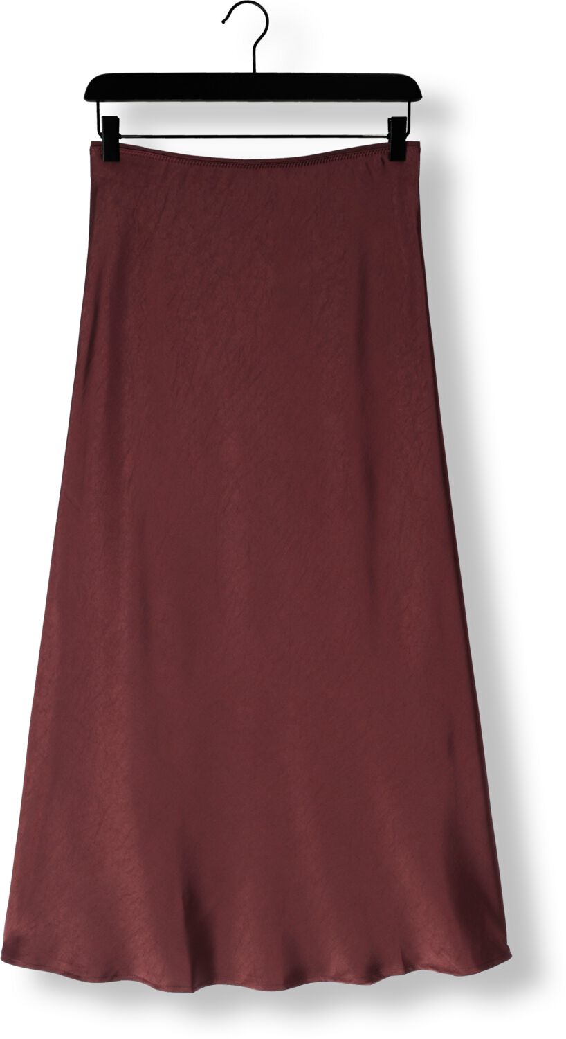 NEO NOIR Dames Rokken Vicky Heavy Sateen Skirt Bordeaux