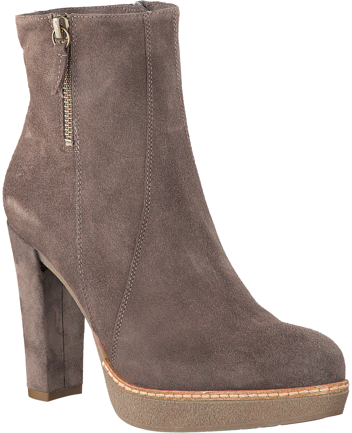 taupe UNISA Enkellaarsjes USA | Omoda taupe UNISA Enkellaarsjes USA | Omoda