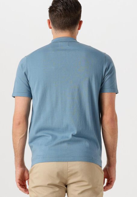 Blauwe DSTREZZED Polo DORIAN ZIP POLO - large