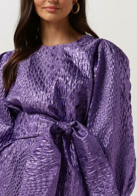 Paarse NOTRE-V Mini jurk NV-BRIGIT MINI DRESS - large