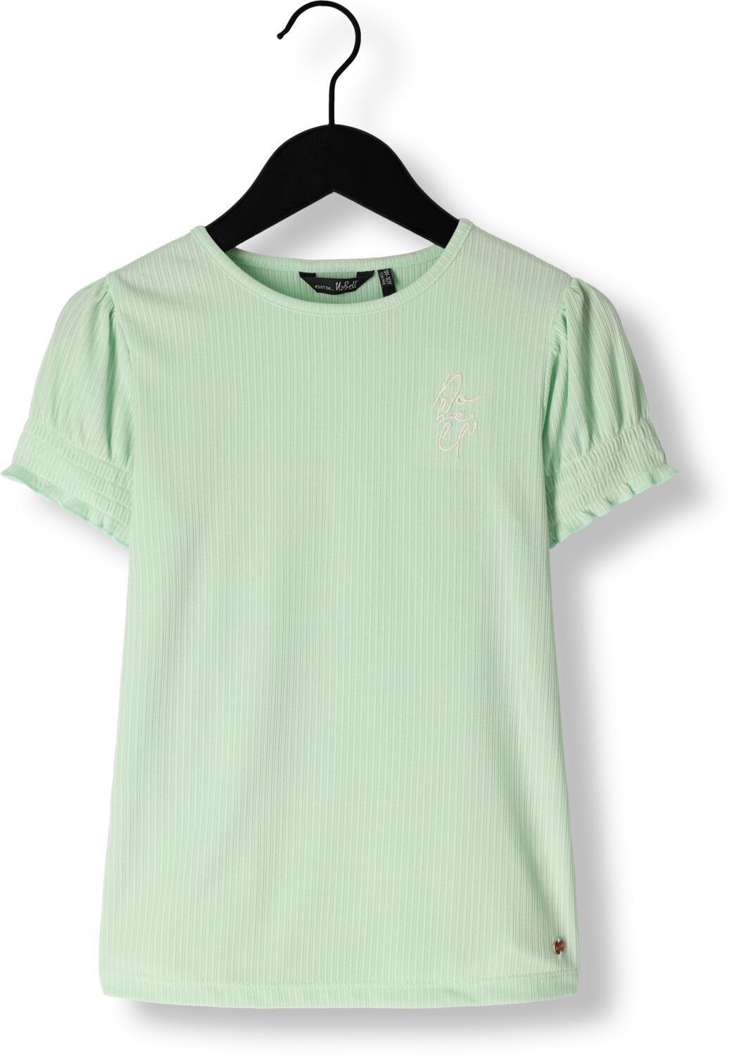 NOBELL Meisjes Tops & T-shirts Kooka Girls Rib Tshirt Mint