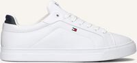 Witte TOMMY HILFIGER Lage sneakers ICON COURT LTH - medium