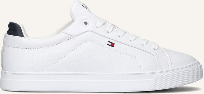 Witte TOMMY HILFIGER Lage sneakers ICON COURT LTH Witte TOMMY HILFIGER Lage sneakers ICON COURT LTH - large
