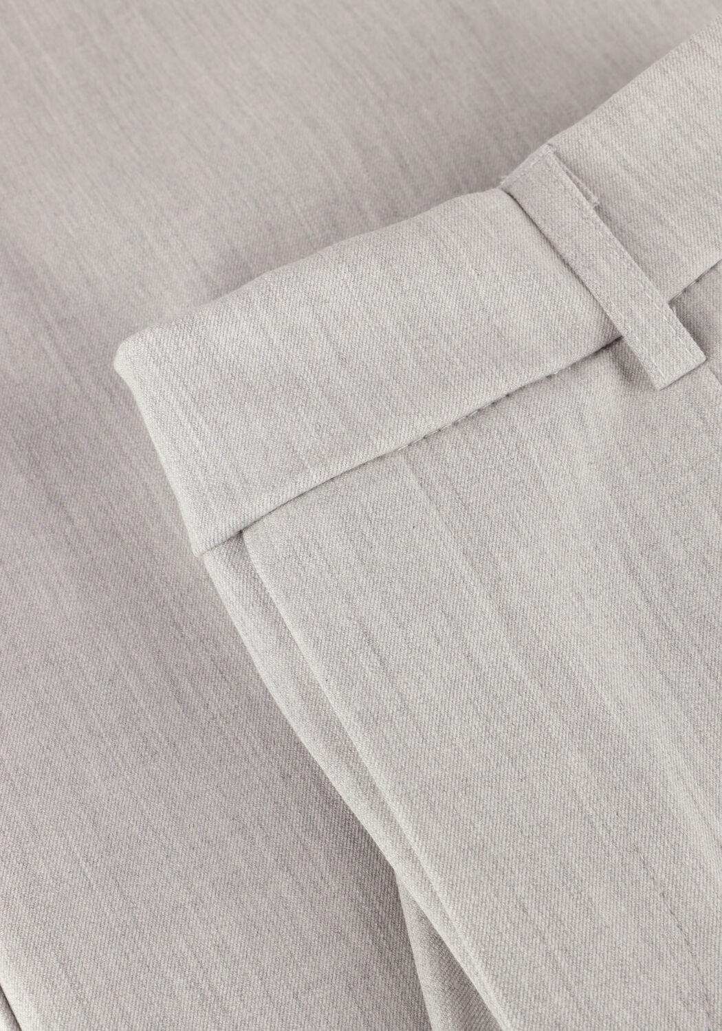 Lichtgrijze OBJECT Wijde broek OBJLISA WIDE PANT - large