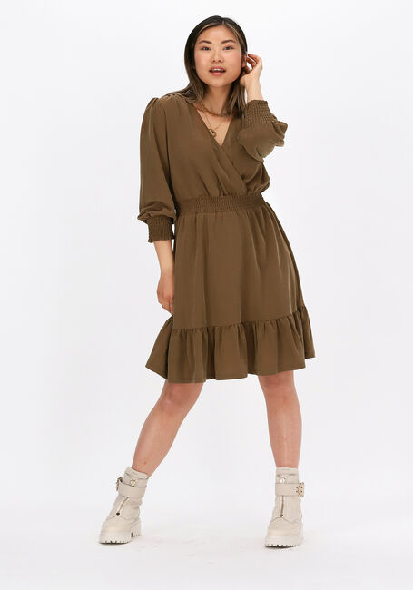 Bruine OBJECT Mini jurk DIANE - large