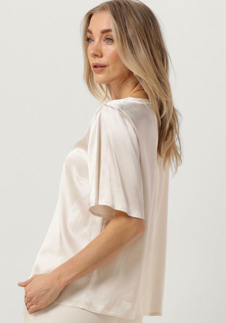 Ecru MOS MOSH Blouses EVIE SS SATIN BLOUSE - large