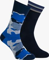 Blauwe MARCMARCS Sokken BENJAMIN - medium