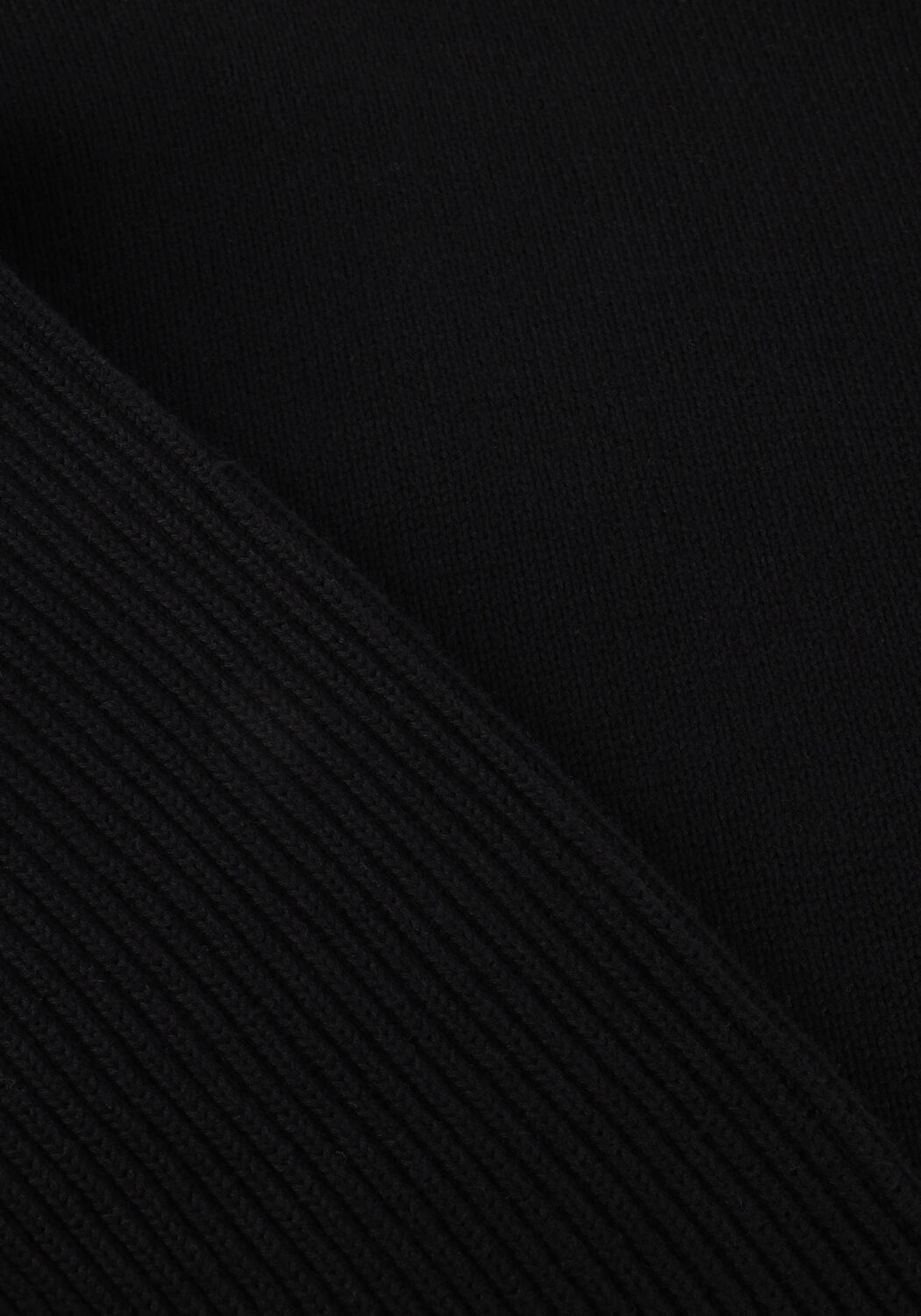 Zwarte SELECTED MEN Trui SLHDERECK LS KNIT RELAXER RIB MOCK NECK - large