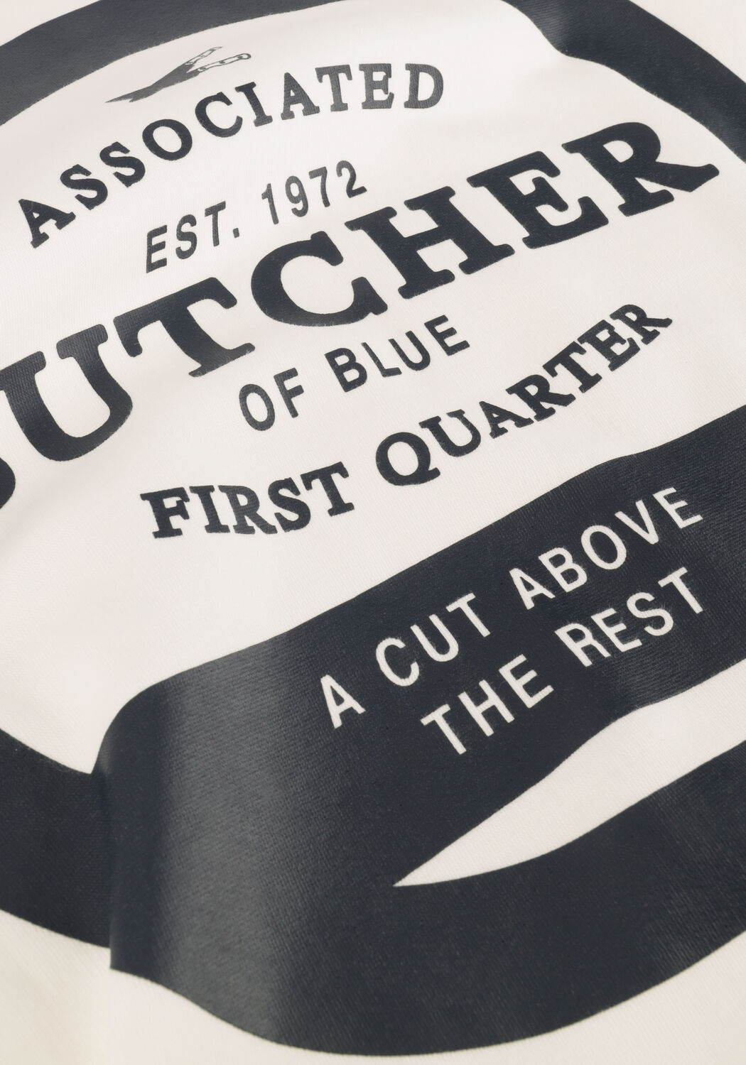 Witte BUTCHER OF BLUE Trui ARMY CUT CREW - large