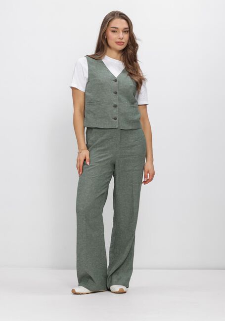 Groene MSCH COPENHAGEN Pantalon MSCHPENNIE GINIA HW PANTS - large