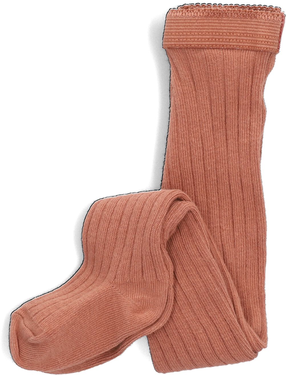 MP DENMARK Meisjes Beenmode Cotton Rib Tights Cognac