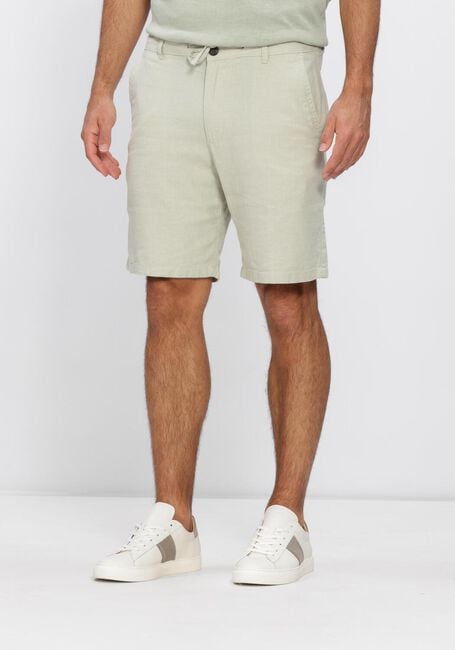 Groene SELECTED MEN Korte broek SLHREGULAR-BRODY LINEN BLD SHORTS NOOS - large