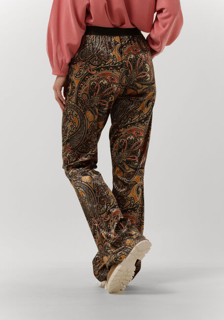 Multi SUMMUM Flared broek TROUSERS PAISLEY VELVET - large