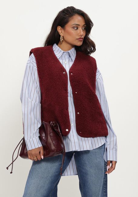 Bordeaux OBJECT Gilet OBJELLA WAISTCOAT NOOS - large