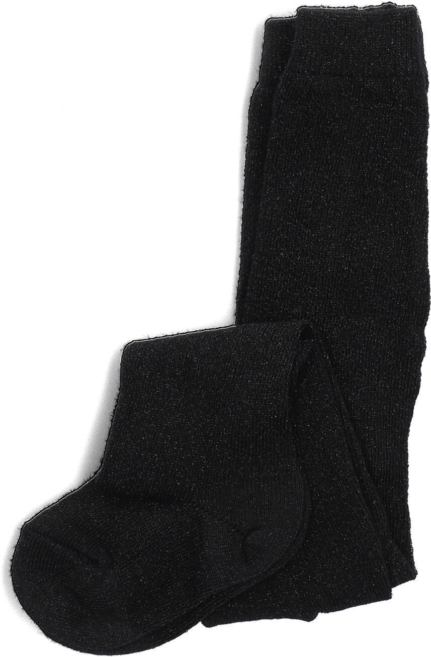 MP DENMARK Meisjes Beenmode Glitter Tights Zwart
