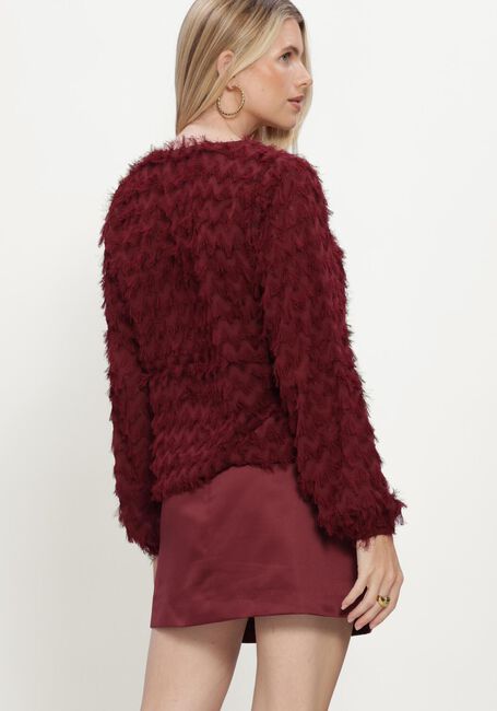 Bordeaux SELECTED WOMEN Trui SLWMYLA LS RELAXED TOP - large
