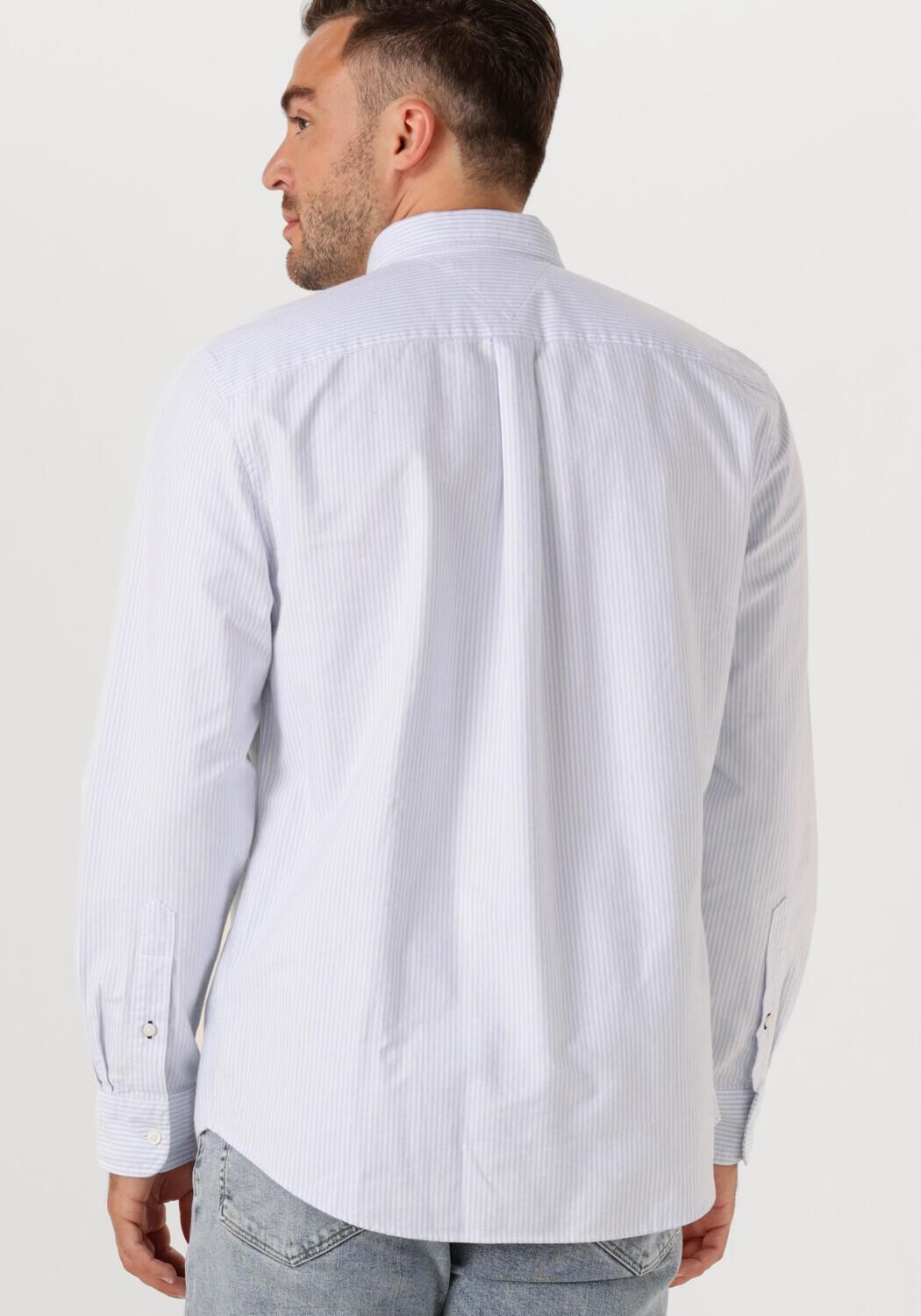 TOMMY HILFIGER Heren Overhemden Heritage Oxford Stripe Rf Shirt Lichtblauw