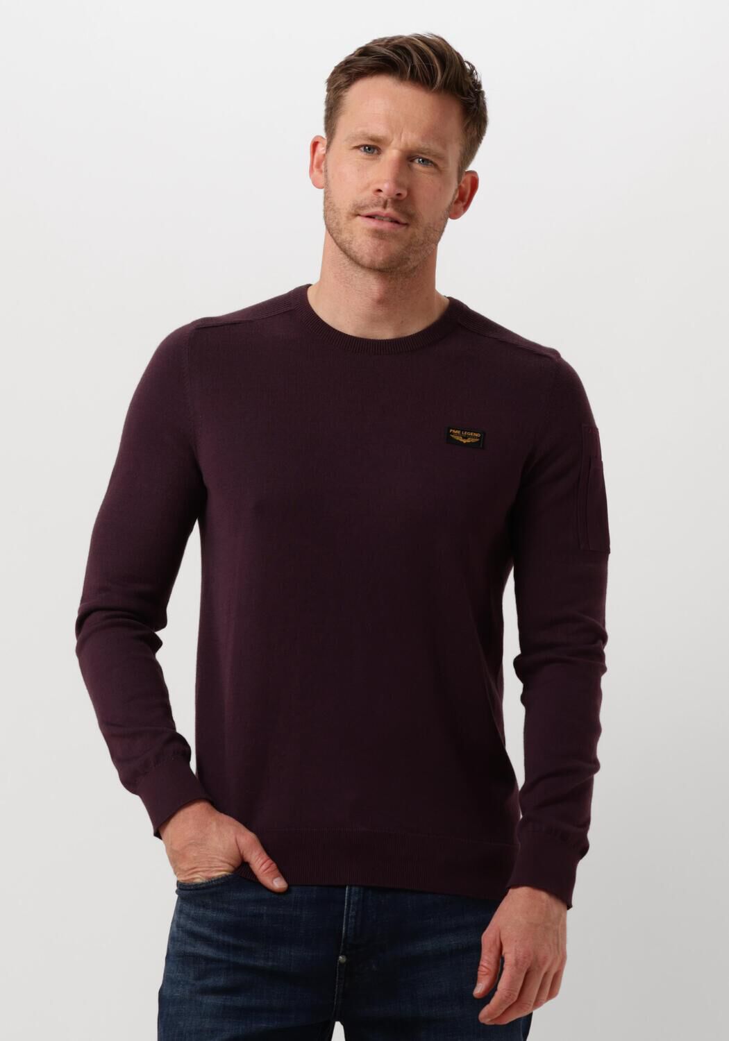 PME LEGEND Heren Truien & Vesten R-neck American Classic Knit Lila
