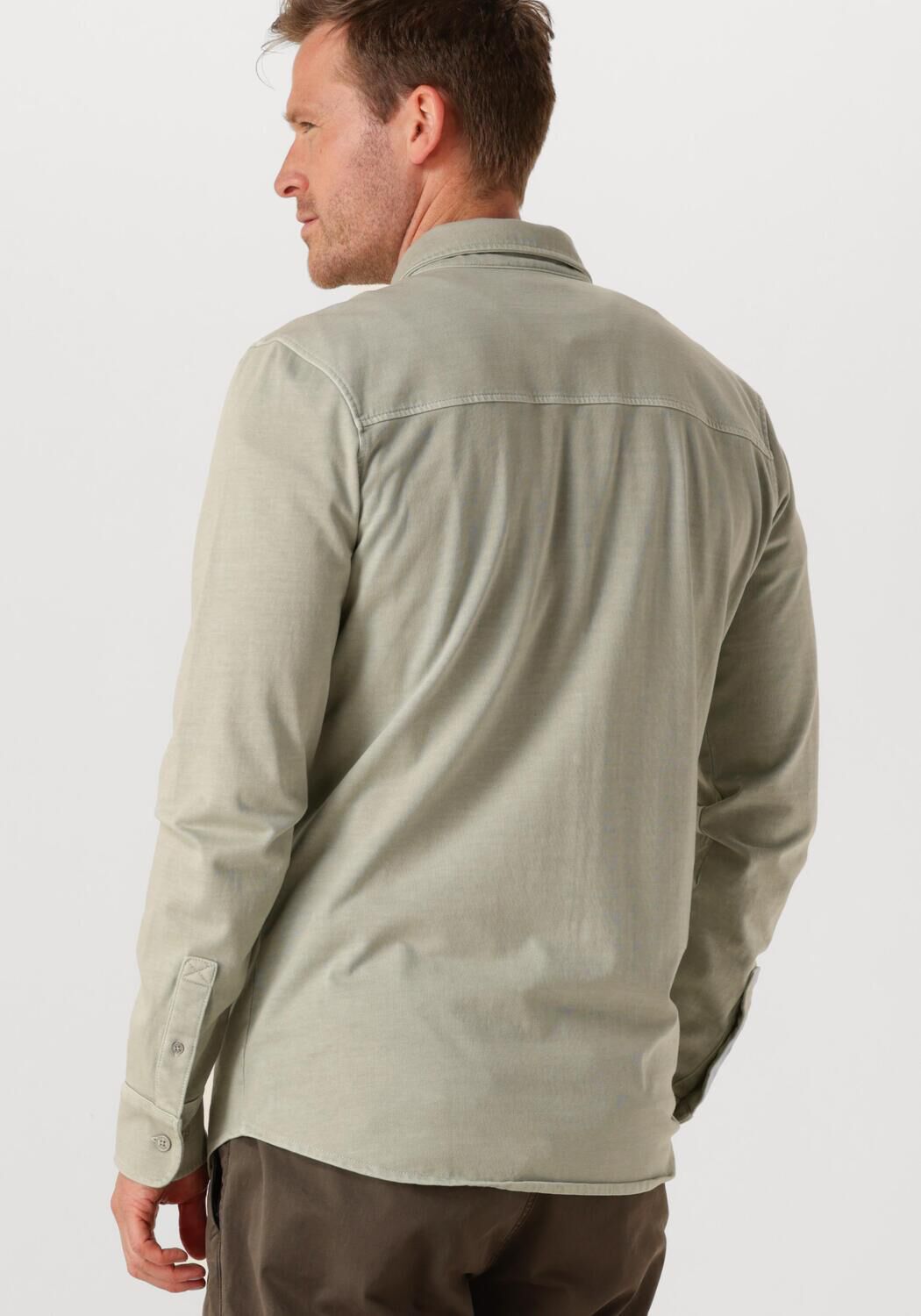 BUTCHER OF BLUE Heren Overshirts Finn Pocket Jersey Overshirt Groen