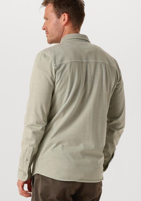 Groene BUTCHER OF BLUE Overshirt FINN POCKET JERSEY OVERSHIRT - large