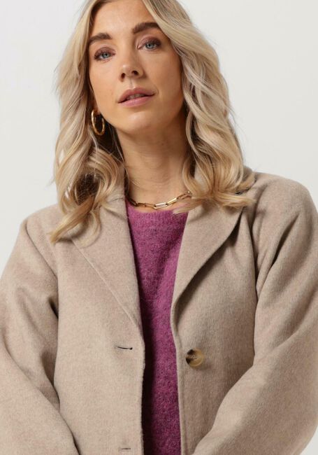 Ecru SELECTED FEMME Mantel NEW TAMA HANDMADE WOOL COAT B - large