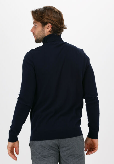 Donkerblauwe SELECTED HOMME Coltrui SLHBERG ROLL NECK NOOS - large