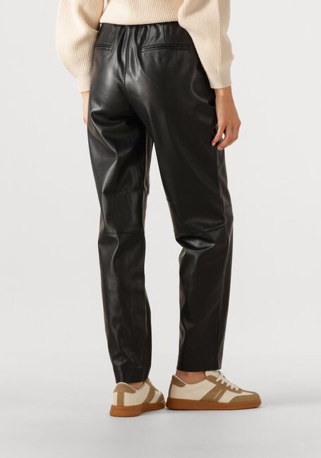Zwarte DANTE6 Pantalon LONDON FAUX LEATHER CHINO - large