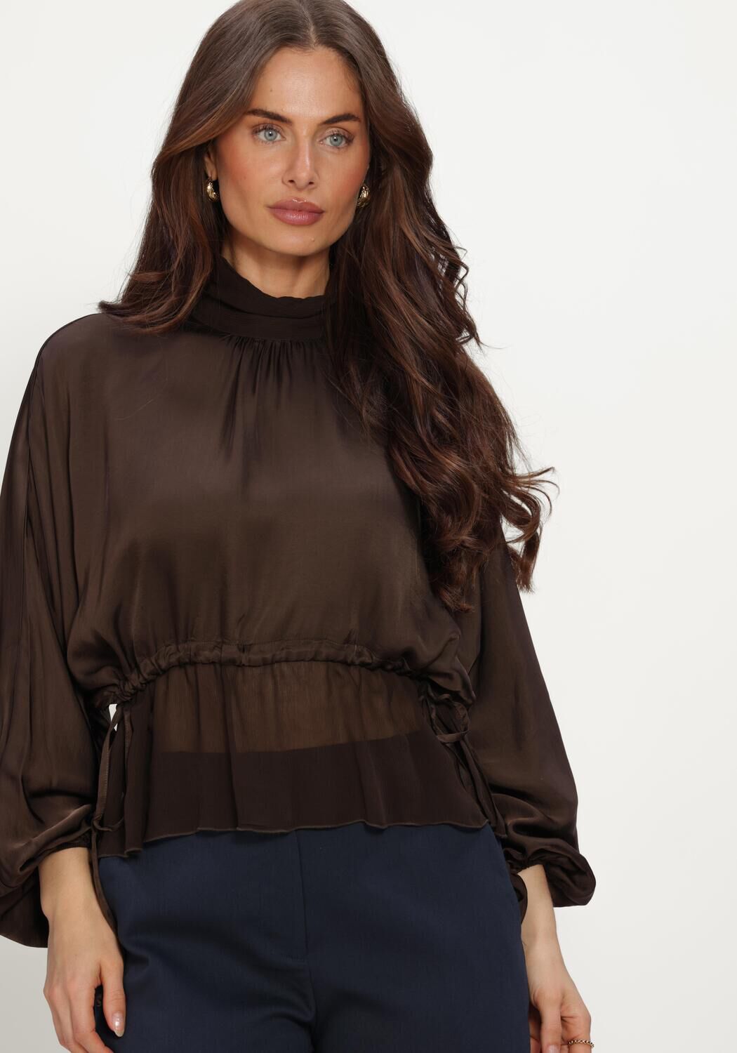 Bruine FREEBIRD Blouses BIBIANA - large