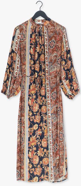 Bruine SUMMUM Maxi jurk DRESS FLOWER PRINT - large