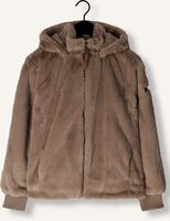 Taupe MOSCOW Faux fur jas 08-08-EVELYN-2 Taupe MOSCOW Faux fur jas 08-08-EVELYN-2 - medium