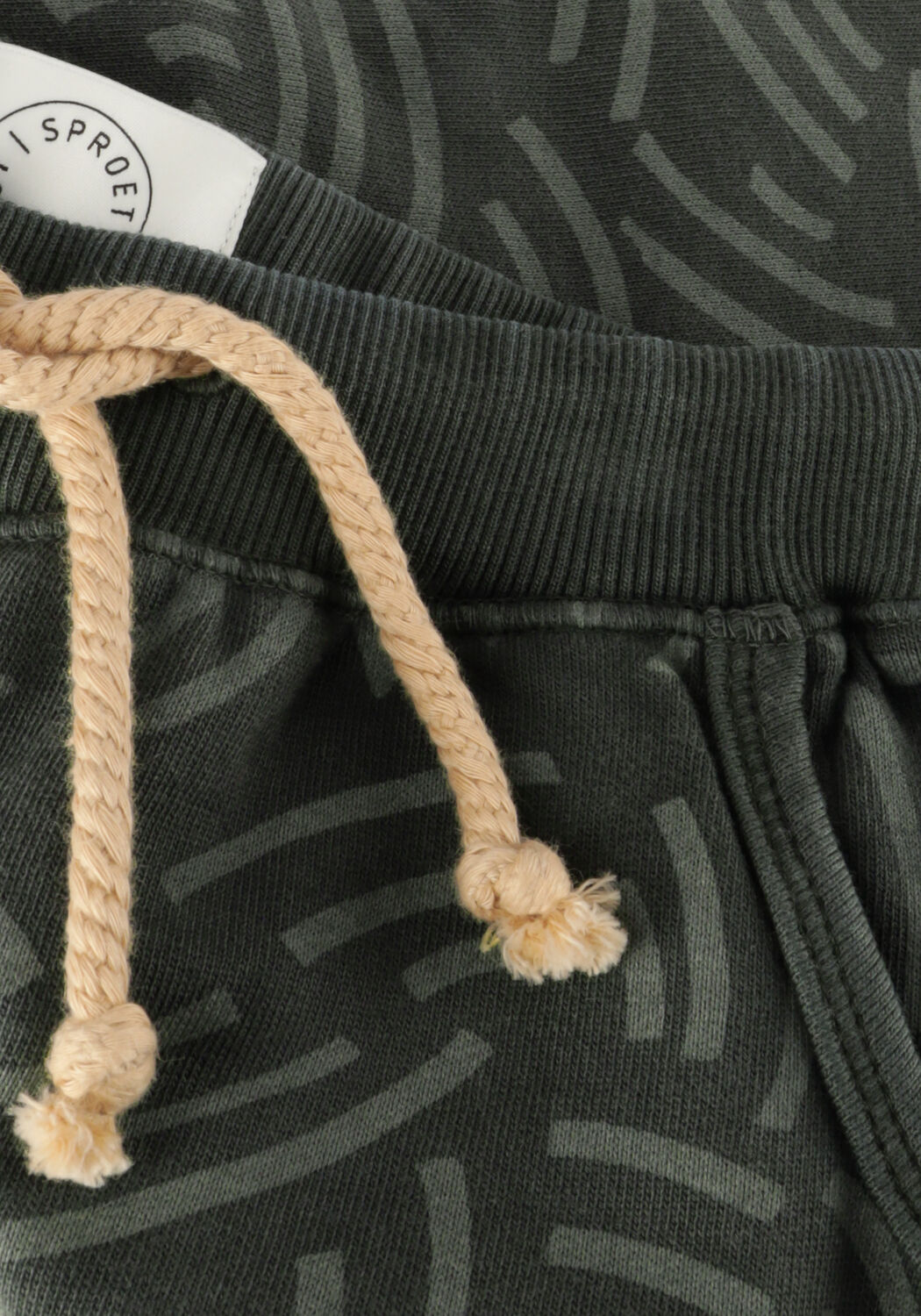 Grijze Sproet & Sprout Korte broek SWEAT SHORT WAVES PRINT - large