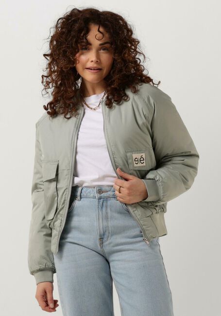 Lichtgrijze ESM&Eacute; STUDIOS Jack BLAIR SHORT JACKET - large