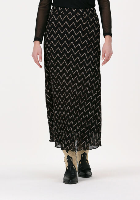 Zwarte MODSTRÖM Midirok NELLE PRINT SKIRT - large