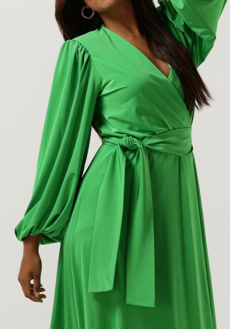 Groene ACCESS Maxi jurk W2-3325-307 - large