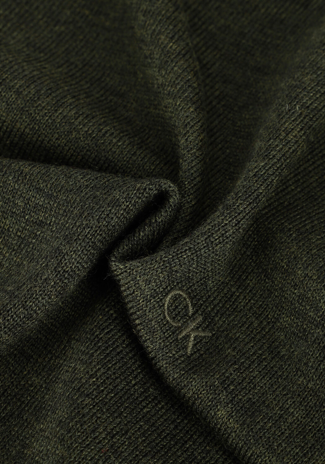 Olijf CALVIN KLEIN Coltrui MERINO TURTLE NECK - large